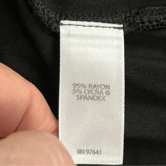 J Jill Top Women's 1X  Black Wearever Collection Pull Over Slinky Staple Stretch - Picture 6 of 8
